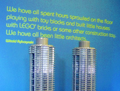 Marina City Towers, Chicago, Ill.: 9,100 legos