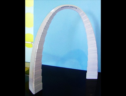 Gateway Arch, St. Louis, Mo.: 3,200 legos