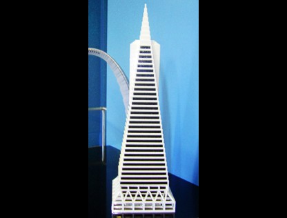 Transamerica Pyramid, San Francisco, Calif.: 4,800 legos