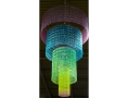 The elegant “Spoondelier” that hangs in The Makery was created from 8,000 plastic ice-cream spoons by a former Kidzu employee!