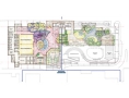 Designers created a drawing called a site plan which shows the inside and outside of the building in the context of its surroundings. 