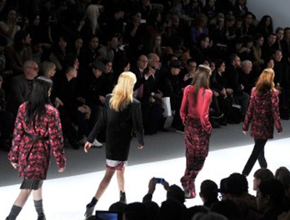 Models to music as they preview the upcoming season