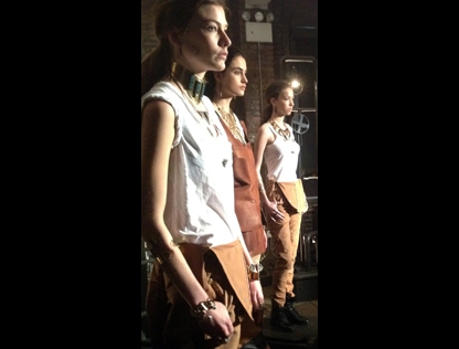 Leather workwear by Pamela Love