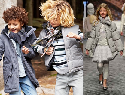 Trend 3: Puffy parka jackets (Benetton, Miss Blumarine)