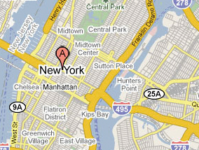 new york city map